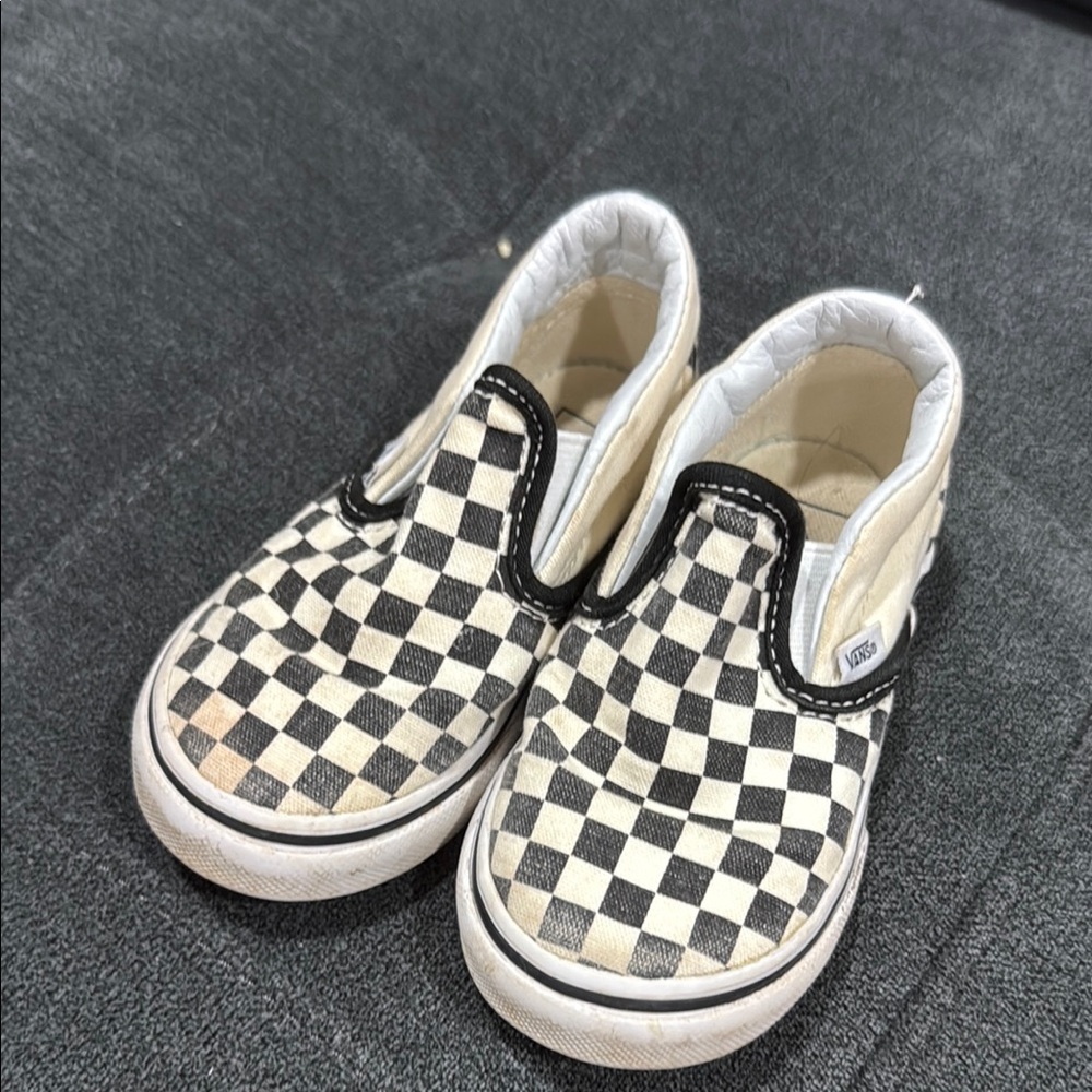 Vans Checkered Sneaker - Toddler